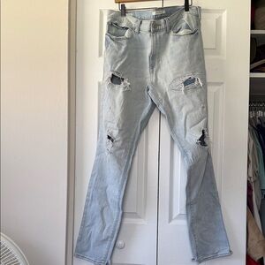 PacSun Light Wash Distressed Skinny Jeans